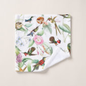 Hummingbird Bird Heaven Bath Towel Set Bad Handdoek (Wasdoekje)