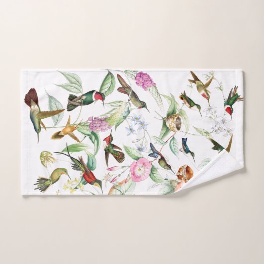 Hummingbird Bird Heaven Bath Towel Set Bad Handdoek (Handdoek)