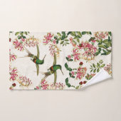 Hummingbird Bird Honeysuckle Flower Bath Towel Set Bad Handdoek (Handdoek)