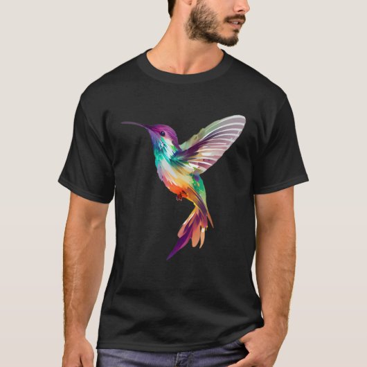 Hummingbird Bird Tree Beautiful Nature Spirit T-shirt (Voorkant)