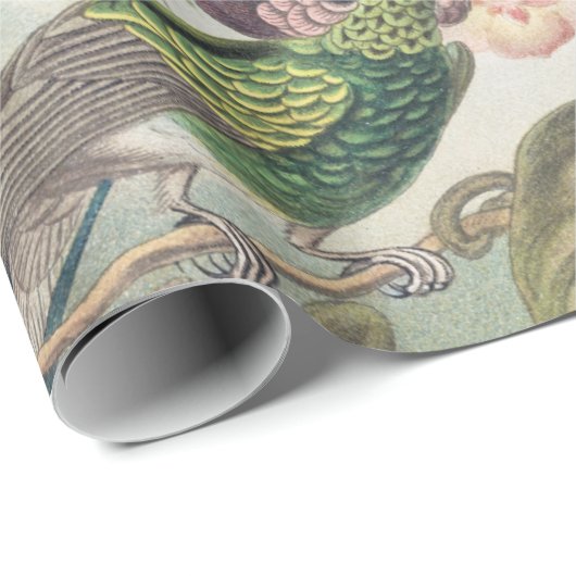 Hummingbird Bird Wildlife Classic Painting Cadeaupapier (Rol Hoek)