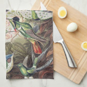 Hummingbird Bird Wildlife Classic Painting Theedoek (Quarter Fold)