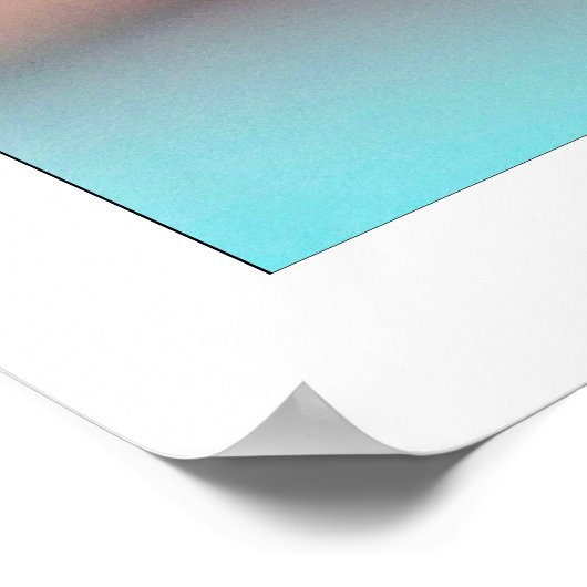 Hummingbird Bird Wildlife Floral Poster (Hoek)