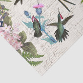Hummingbird  Birdcage Floral Weefselpapier Tissuepapier (Detail)