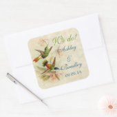 Hummingbird Birds Bruiloft Sticker Envelope Seal (Envelop)
