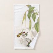 Hummingbird Birds Flowers Bath Towel Set Bad Handdoek (Handdoek)