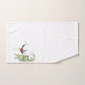 Hummingbird Birds Flowers Bath Towel Set Bad Handdoek (Handdoek)