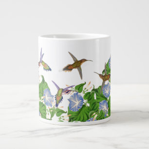Hummingbird Birds Flowers Floral Jumbo Mok