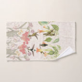 Hummingbird Birds Lily Flower Bath set Bad Handdoek (Handdoek)