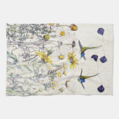Hummingbird Birds Mums Wildbloks Kitchen Towel Theedoek (Horizontaal)