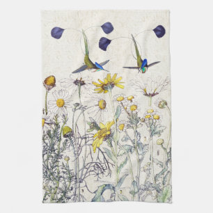 Hummingbird Birds Mums Wildbloks Kitchen Towel Theedoek