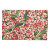 Hummingbird Birds Plumeria Flowers Floral Kussensloop (Achterkant)