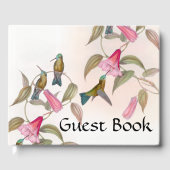Hummingbird Birds Wildlife Floral Gastboek Gastenboek (Voorkant)
