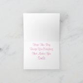 Hummingbird Birthday Card Kaart (Binnen)