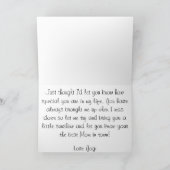 Hummingbird Birthday Card Kaart (Binnen)