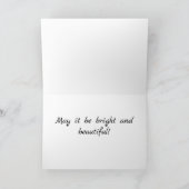 Hummingbird Birthday Card Kaart (Binnen)