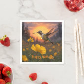 Hummingbird Birthday Servet (Insitu)