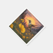 Hummingbird Birthday Servet (Hoek)