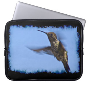 Hummingbird Black Edge Laptop Sleeve