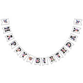 Hummingbird bloemboeket verjaardagsfeestje vlaggetjes (Alle)