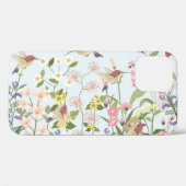 Hummingbird bloementuin  illustratie Case-Mate iPhone case (Achterkant (horizontaal))