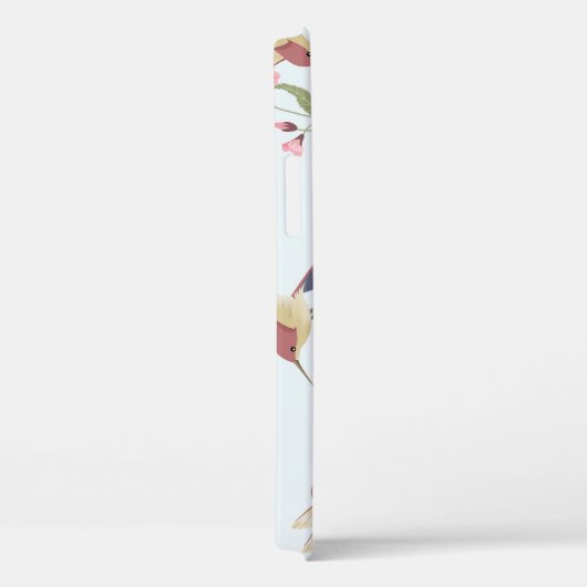 Hummingbird bloementuin  illustratie Case-Mate iPhone case (Achterkant / Rechts)