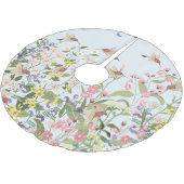 Hummingbird bloementuin  illustratie kerstboom rok (Gekanteld)