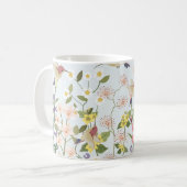 Hummingbird bloementuin  illustratie koffiemok (Voorkant links)