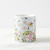 Hummingbird bloementuin  illustratie koffiemok (Center)