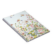 Hummingbird bloementuin  illustratie notitieboek (Rechterzijde)