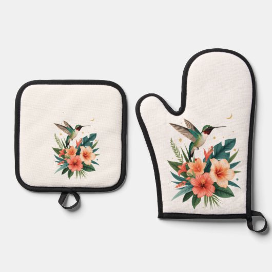 Hummingbird Bloom Kitchen Set (Voorkant)