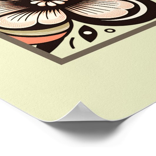  Hummingbird & Blooms Art Print (Hoek)