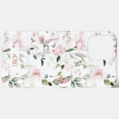 Hummingbird, Blush Pink Roses, Sage Greenery Case-Mate iPhone Case (Achterkant (horizontaal))