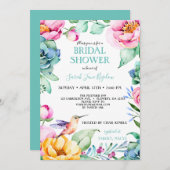 Hummingbird Boho Vrijgezellenfeest Kaart (Voorkant / Achterkant)