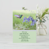 Hummingbird Bridal Shower Kaart (Staand voorkant)