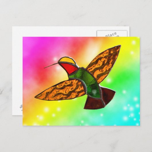 HUMMINGBIRD BRIEFKAART (Voorkant / Achterkant)