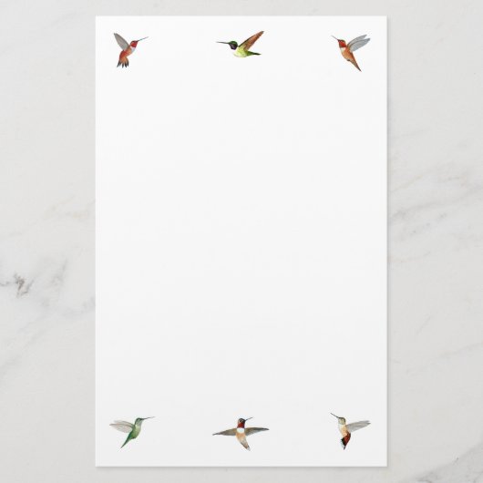 Hummingbird briefpapier (Voorkant)
