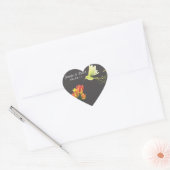 Hummingbird bruiloft gunst Sticker (Envelop)