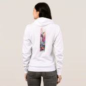 Hummingbird Brushstroke Paint Hoodie (Achterkant volledig)