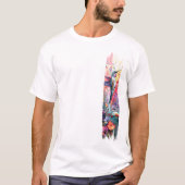 Hummingbird Brushstroke Paint T-shirt (Voorkant)