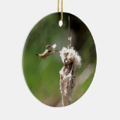Hummingbird Building a Nest Keramisch Ornament (Rechts)