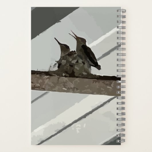 Hummingbird Bullet Journal Notitieboek (Achterkant)