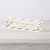 Hummingbird bureau naambordje (Voorkant)