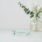 Hummingbird  Business Card Mini Visitekaartje (Staand voorkant)