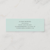 Hummingbird  Business Card Mini Visitekaartje (Achterkant)