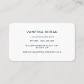 Hummingbird  Business Card Visitekaartje (Achterkant)