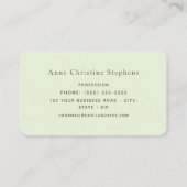 Hummingbird Business Card Visitekaartje (Achterkant)