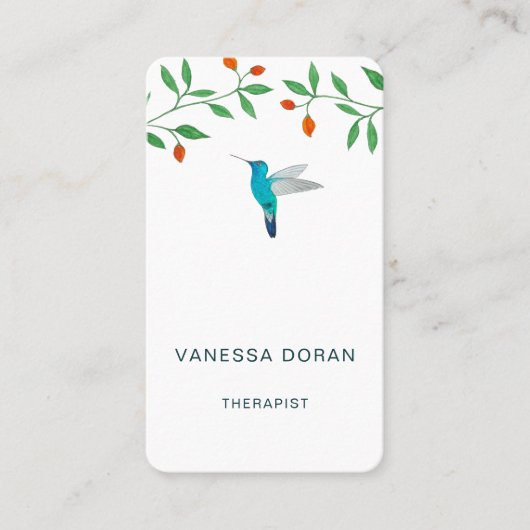 Hummingbird Business Card Visitekaartje (Voorkant)