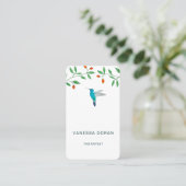 Hummingbird Business Card Visitekaartje (Staand voorkant)