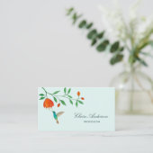 Hummingbird Business Card Visitekaartje (Staand voorkant)